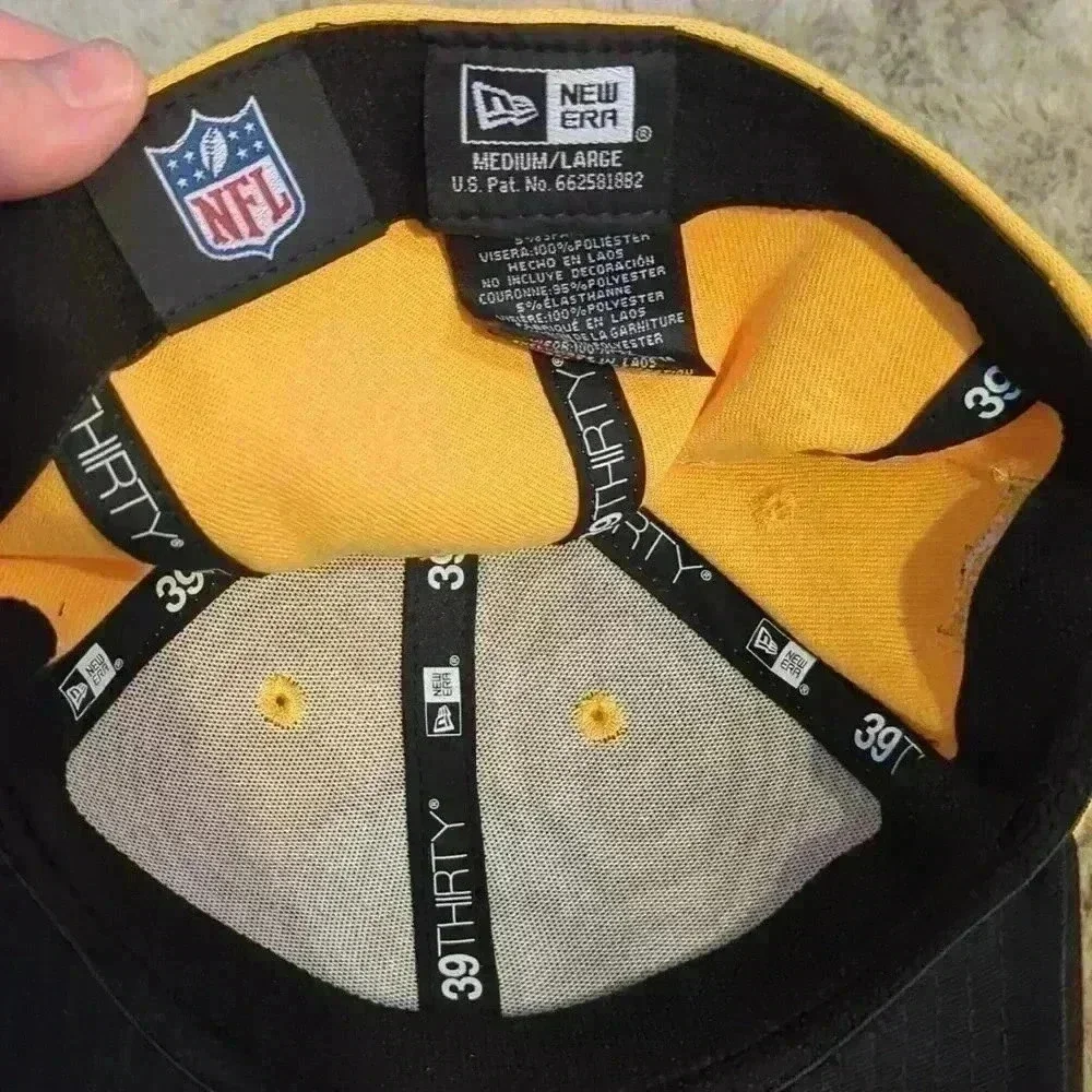 Steelers hat, medium/large, black and yellow - Picture 6 of 6